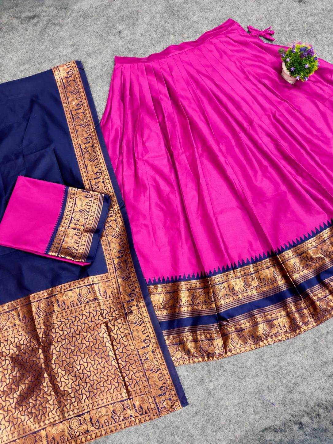 Silk Cotton Designer Lehenga