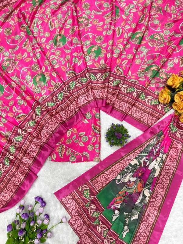 Chinon Silk Designer Saree 0185
