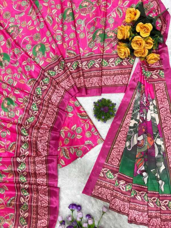 Chinon Silk Designer Saree 0185