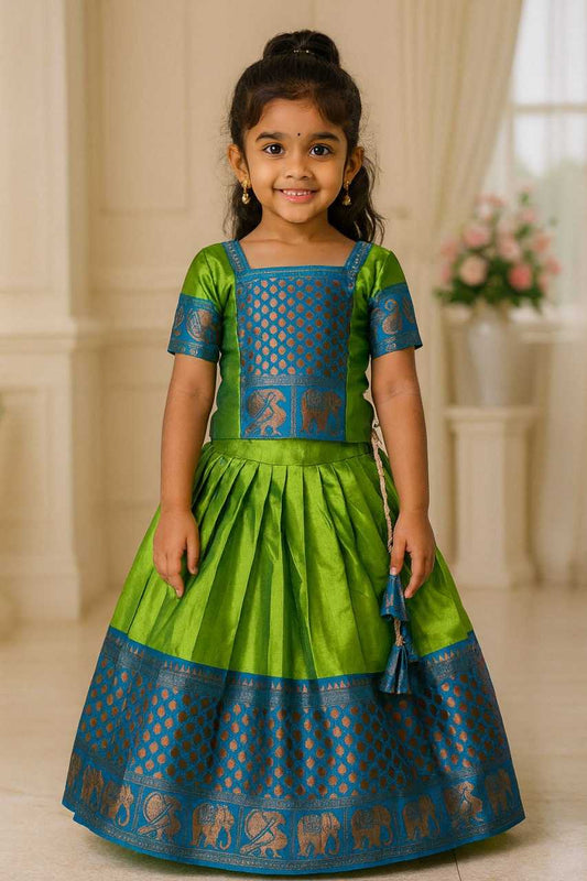 Lichi Silk Kids Lehenga 095