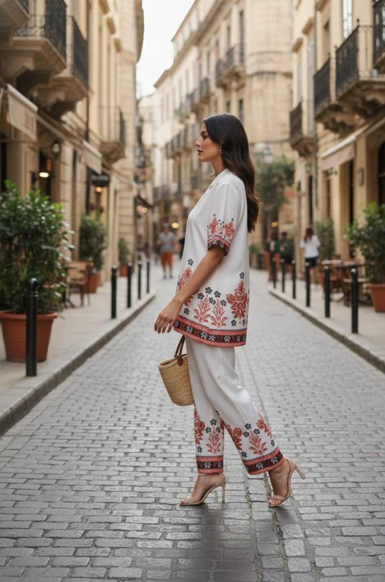 Silk Cotton Co-ord Set