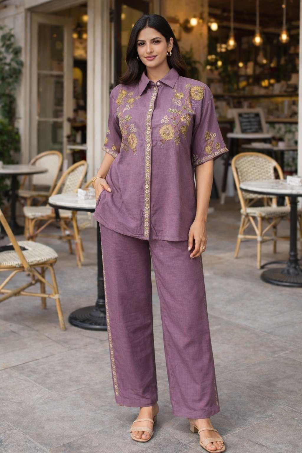 Silk Cotton Co-ord Set