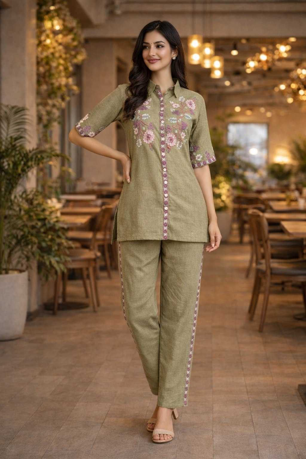 Silk Cotton Co-ord Set