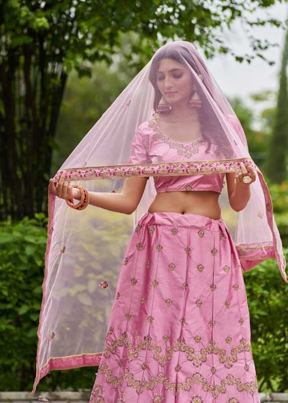 Satin Wedding Lehenga