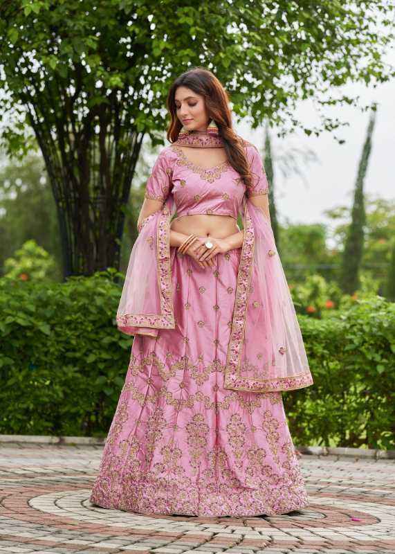 Satin Wedding Lehenga