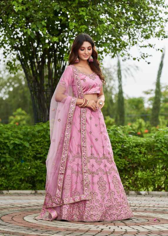 Satin Wedding Lehenga