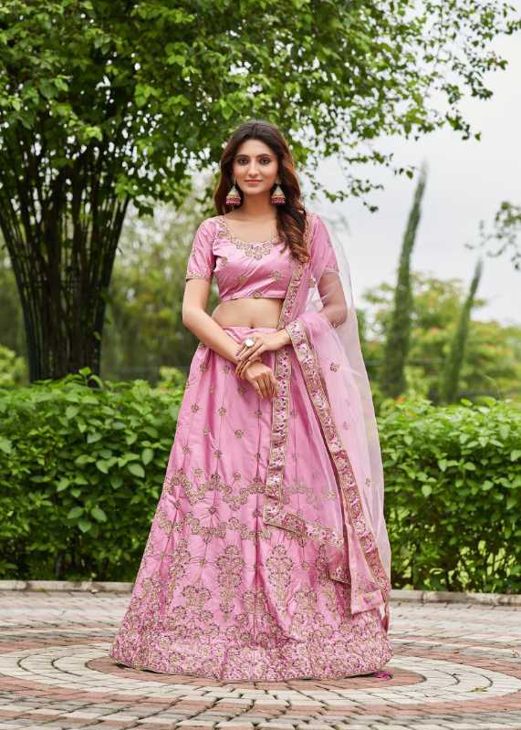 Satin Wedding Lehenga