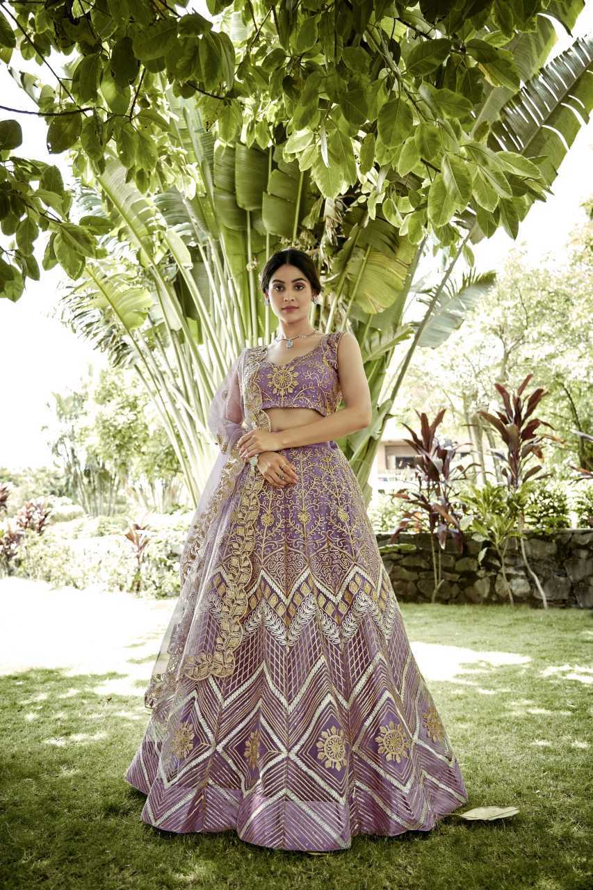 Net Wedding Lehenga