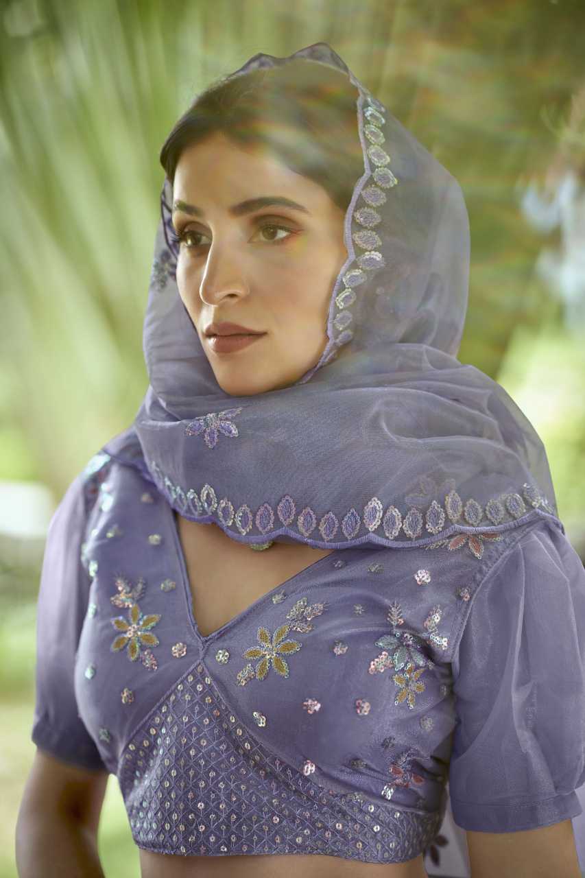 Net Wedding Lehenga