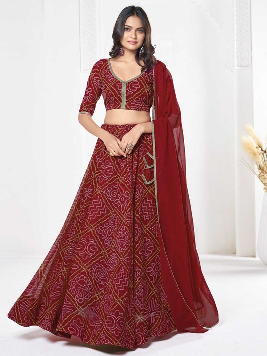 Georgette Designer Lehenga