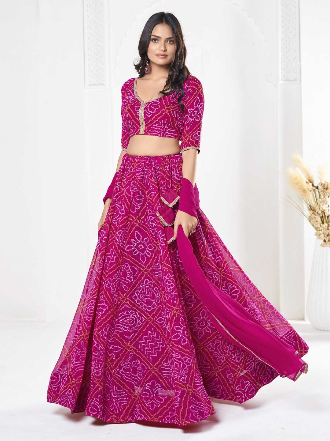 Georgette Designer Lehenga