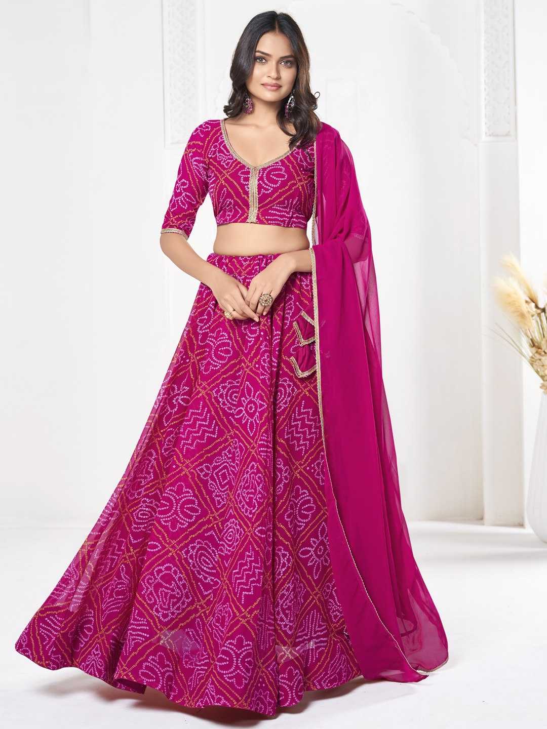 Georgette Designer Lehenga