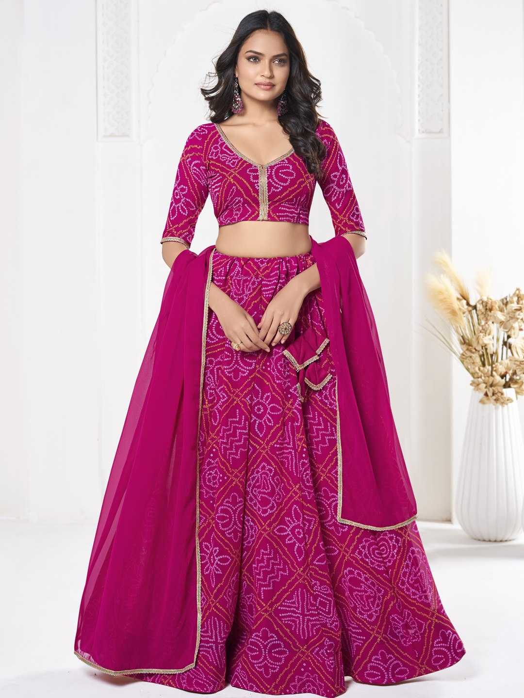 Georgette Designer Lehenga