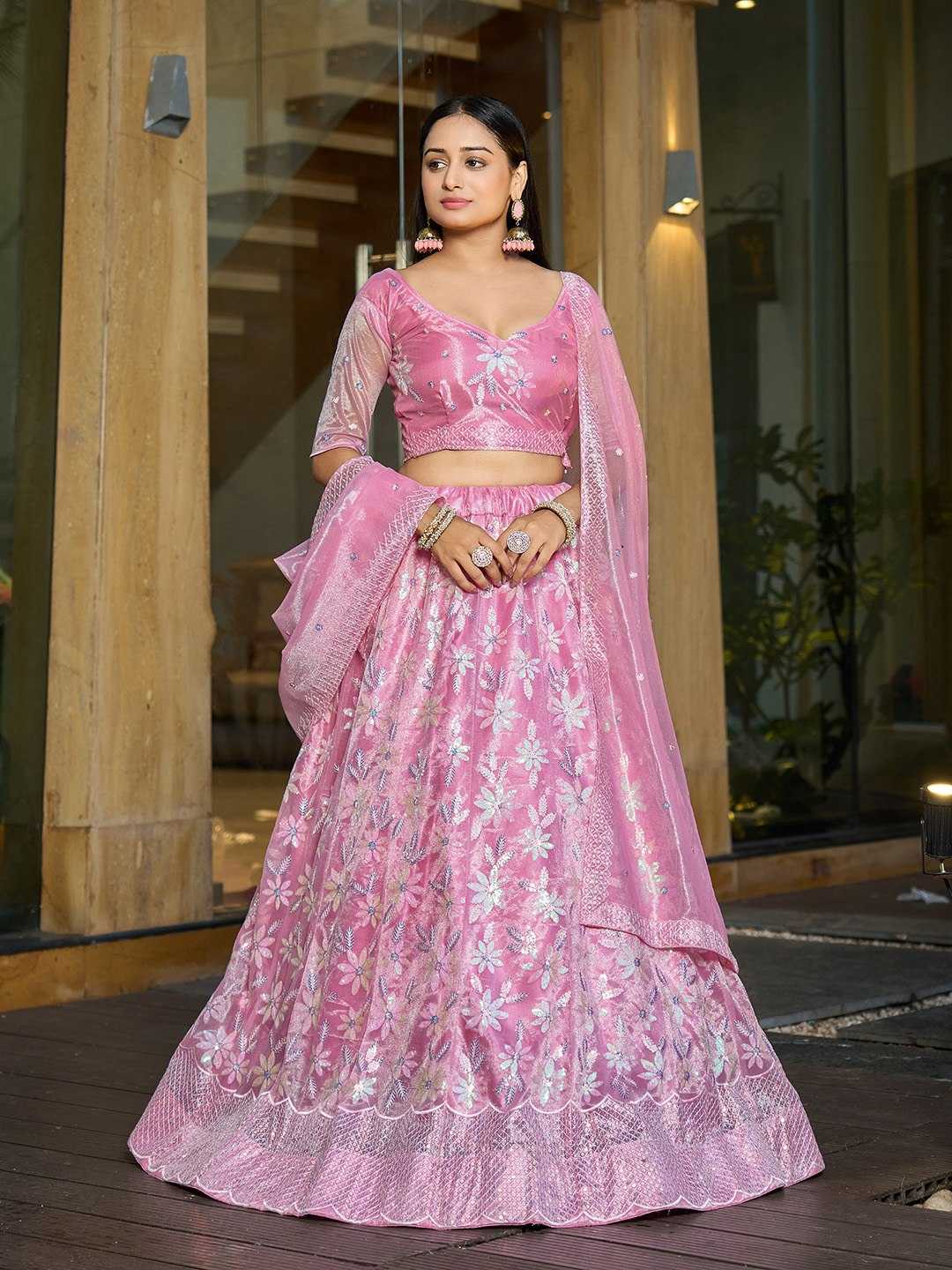Net Traditional Lehenga