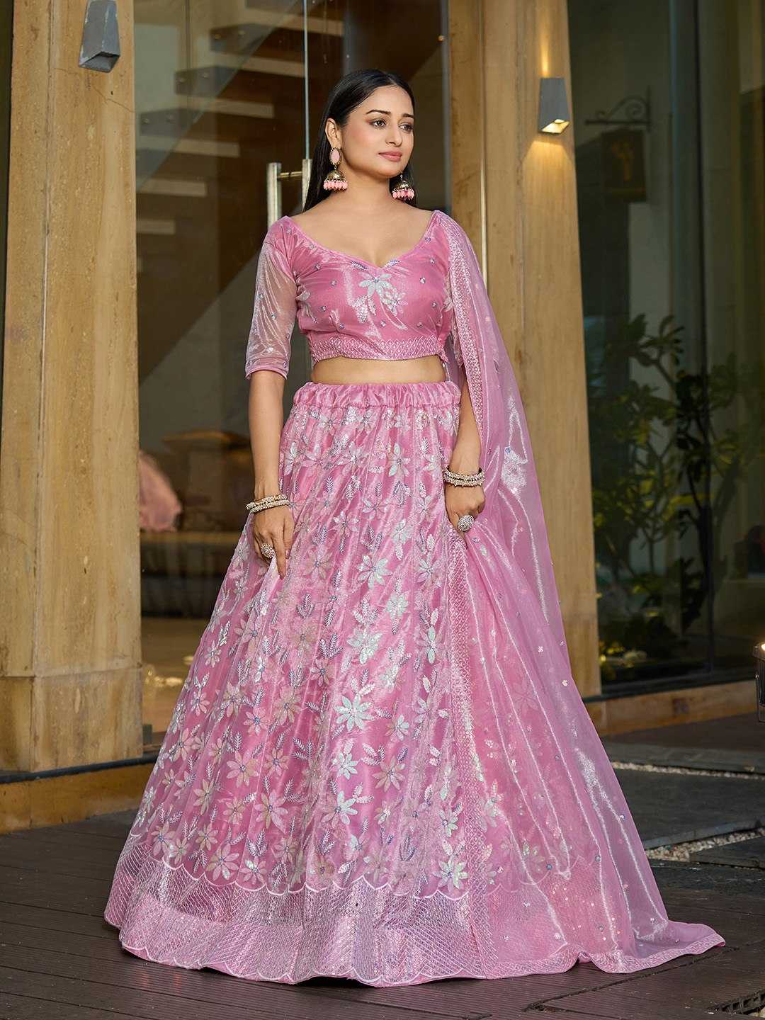 Net Traditional Lehenga