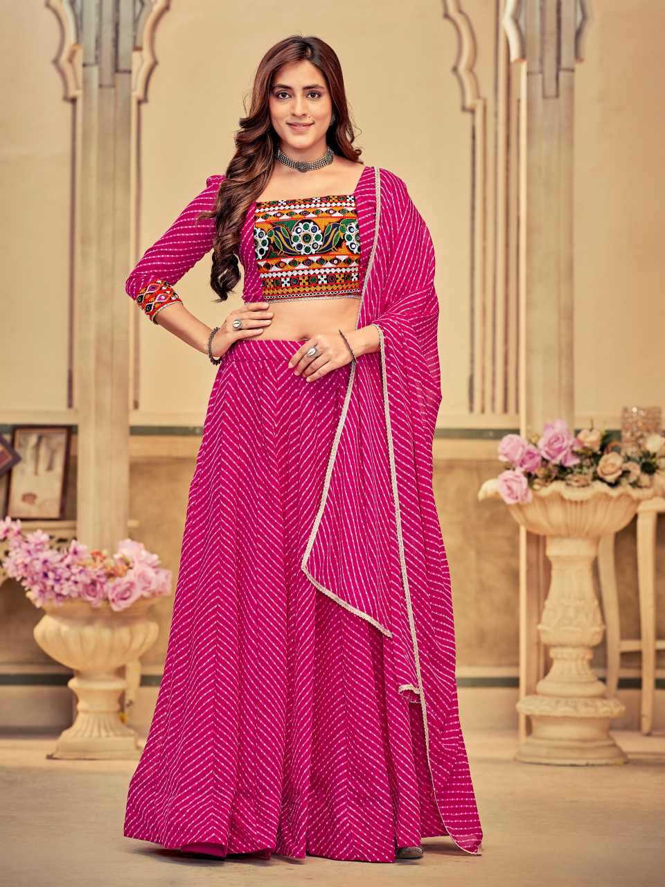 Georgette Traditional Lehenga