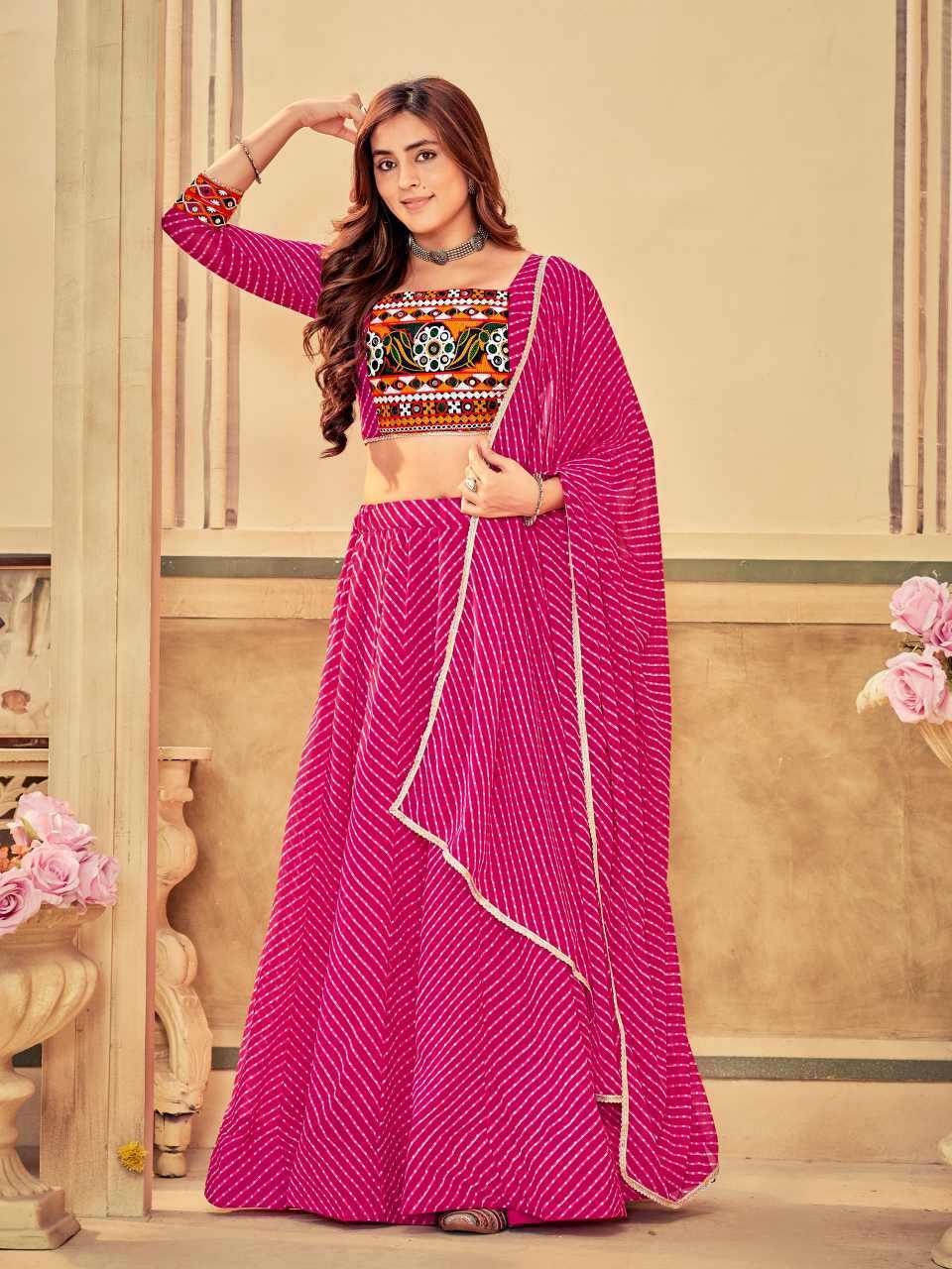 Georgette Traditional Lehenga