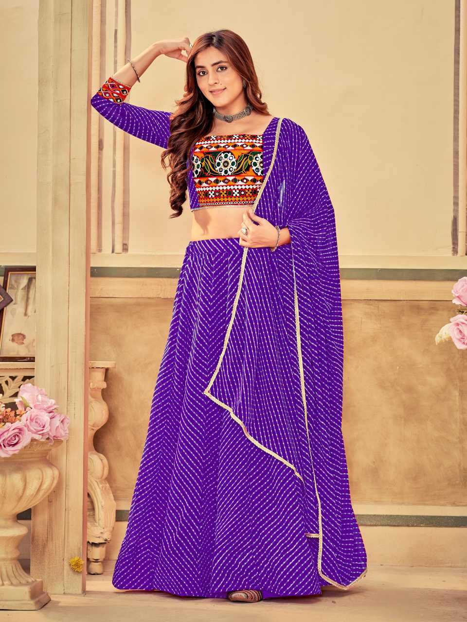 Georgette Traditional Lehenga