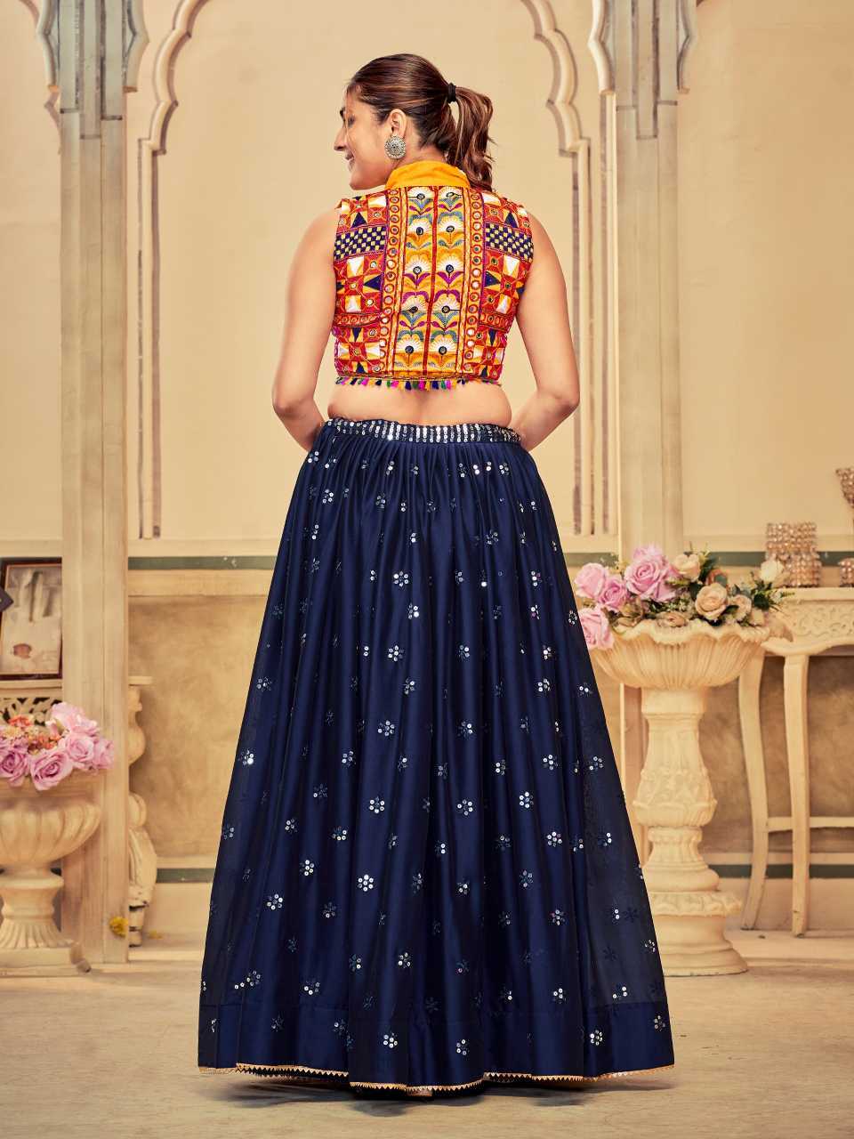 Rangoli Silk Designer Lehenga