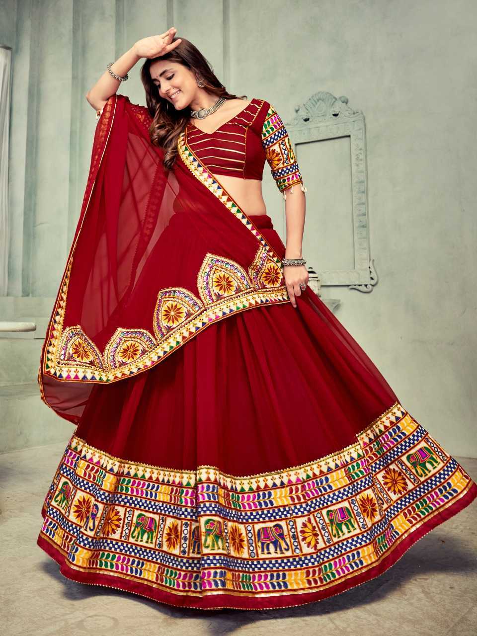 Georgette Traditional Lehenga