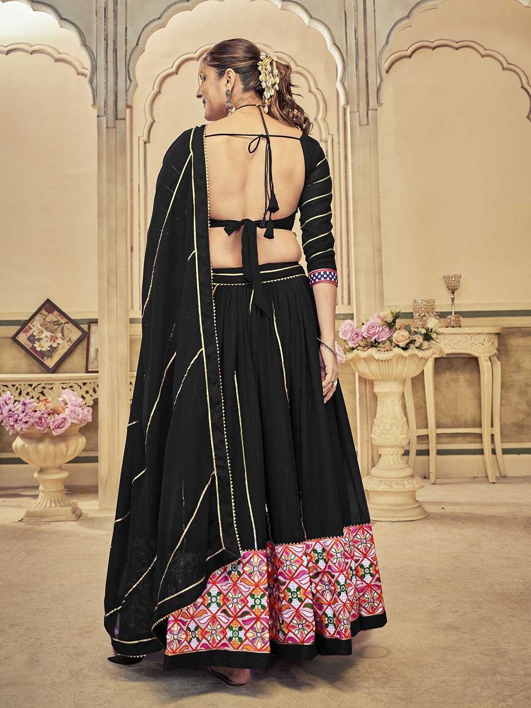 Georgette Embroidered Lehenga