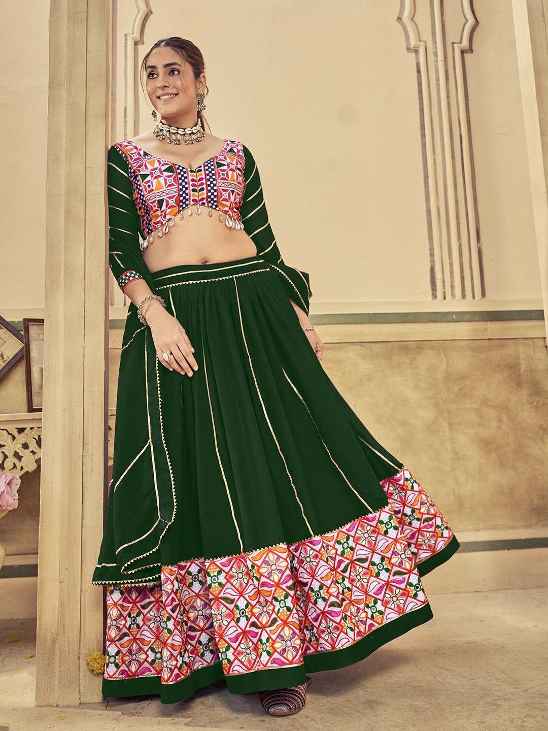 Georgette Embroidered Lehenga