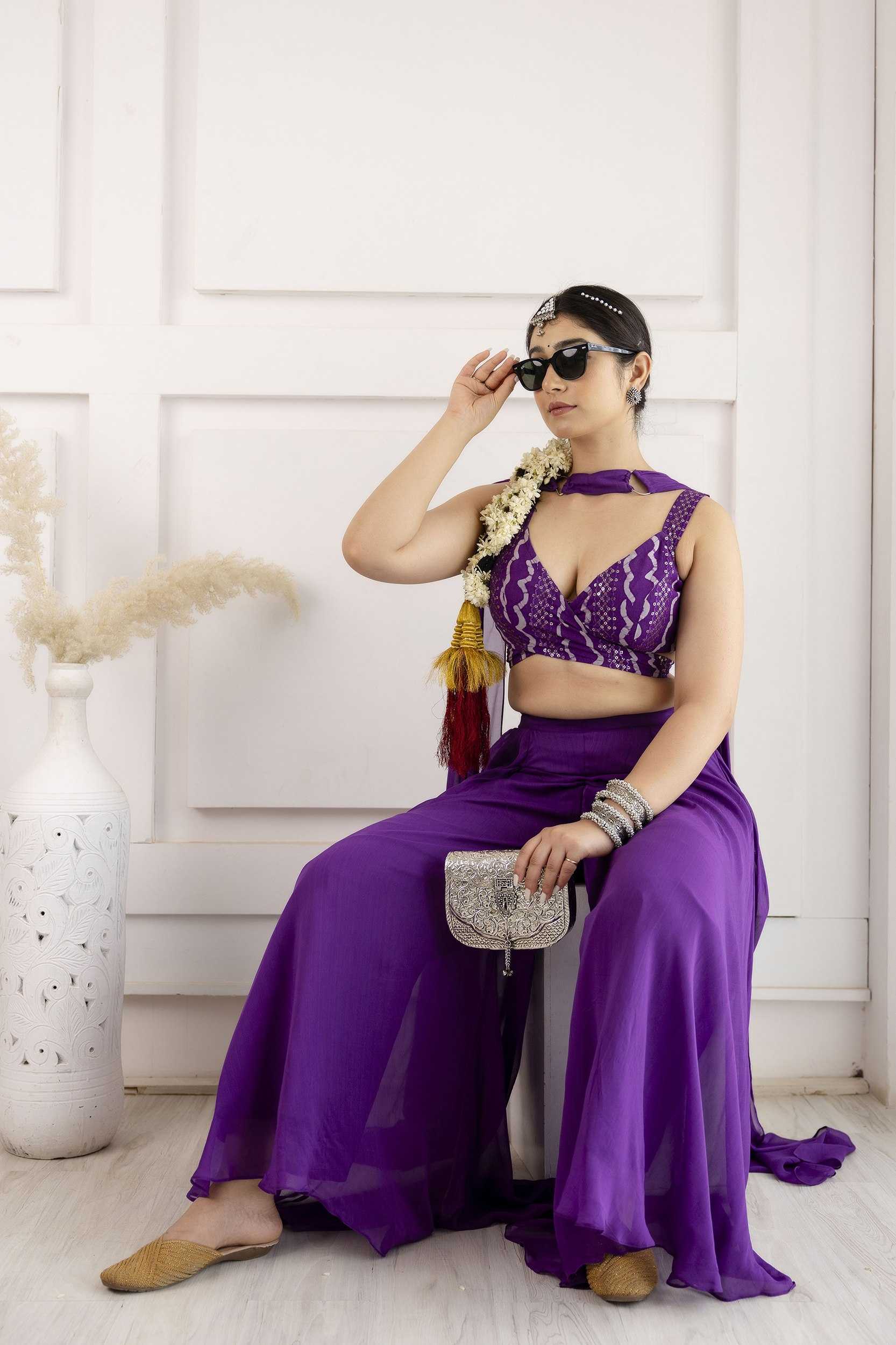 Viscose Indo Western Dress