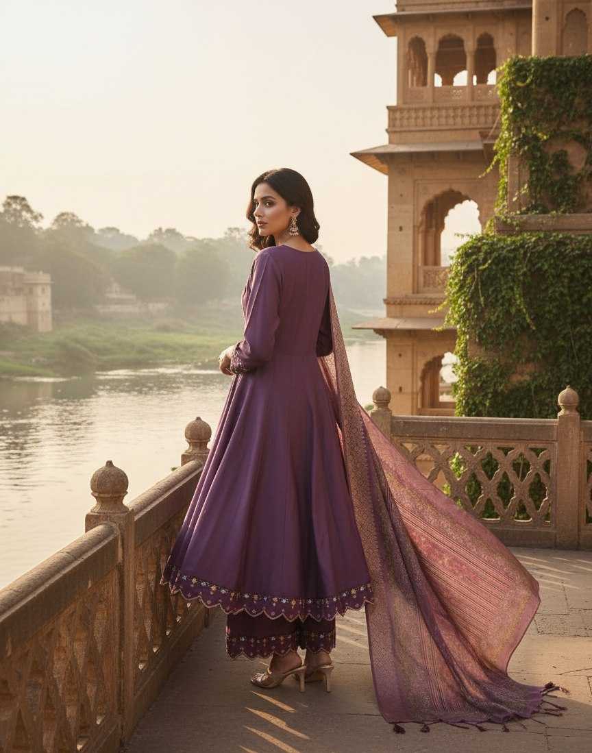 Silk Cotton Designer Kurti