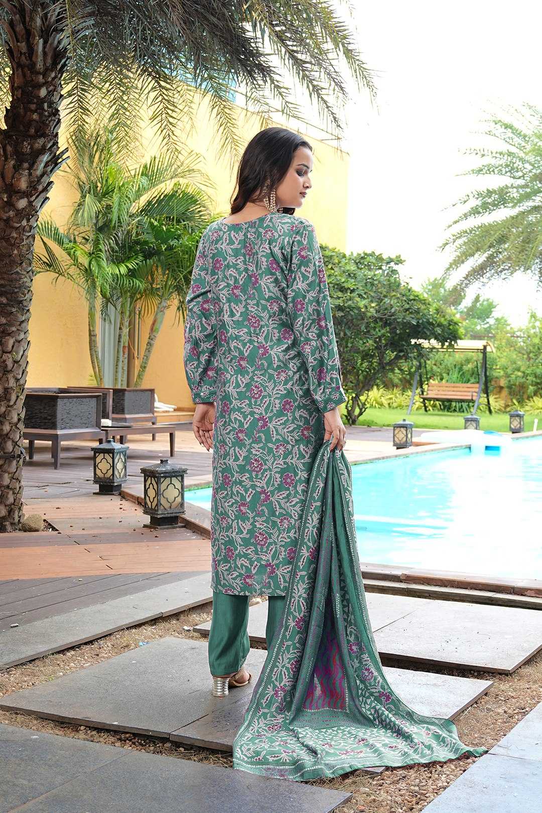 Silk Cotton Designer Kurti