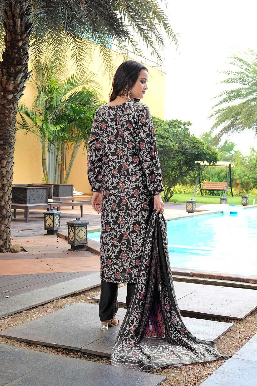 Silk Cotton Designer Kurti
