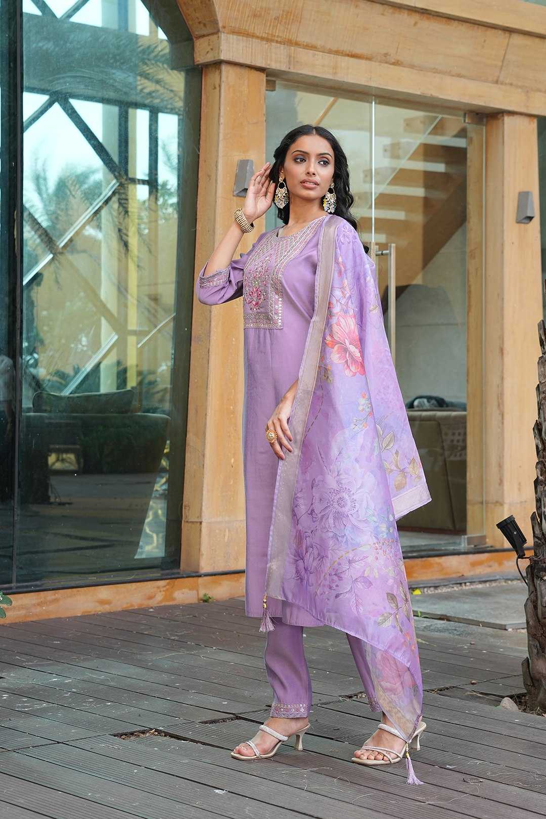 Silk Cotton Printed Kurti