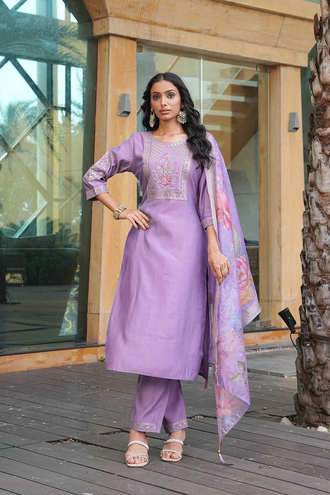 Silk Cotton Printed Kurti