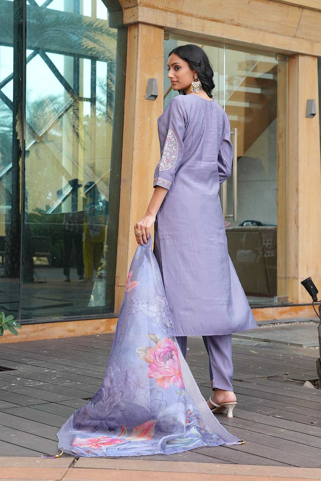 Silk Cotton Printed Kurti