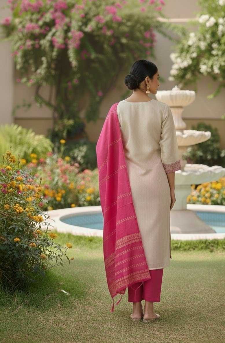 Jacquard Designer Kurti