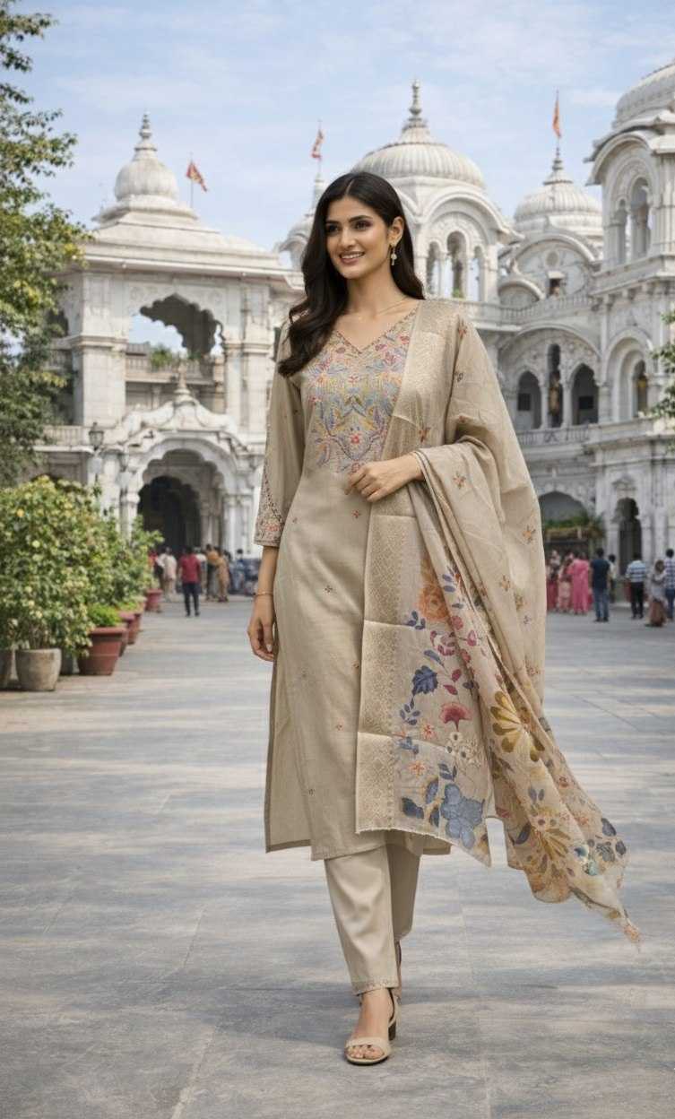 Silk Cotton Printed Kurti