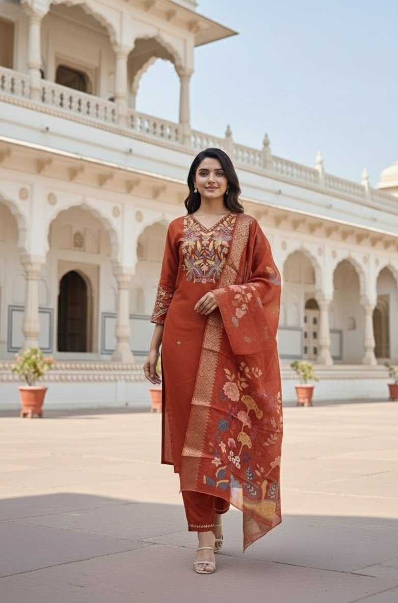 Silk Cotton Printed Kurti