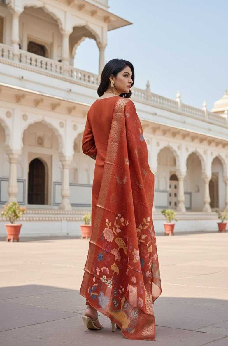 Silk Cotton Printed Kurti
