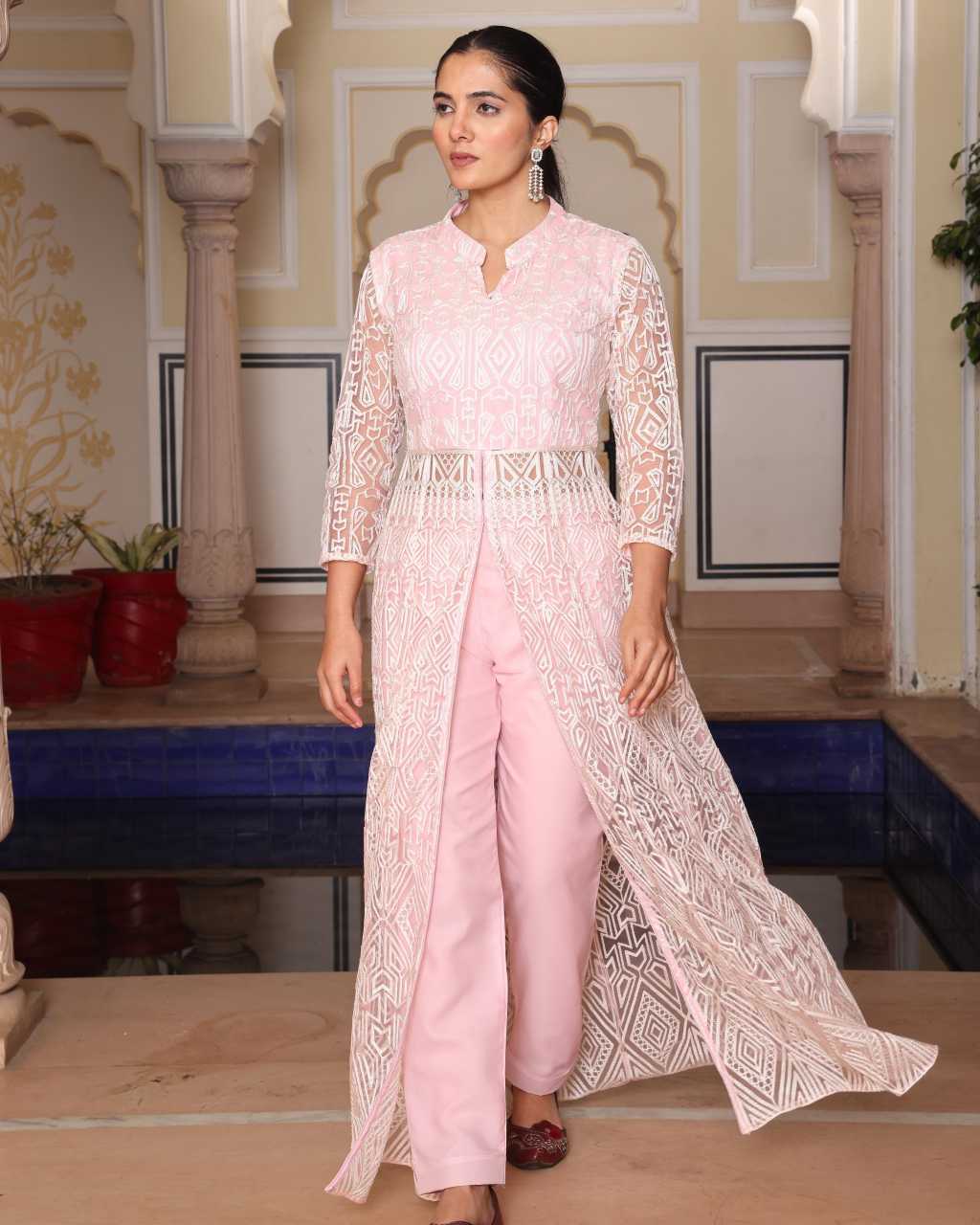 Crepe Party Wear Dress
