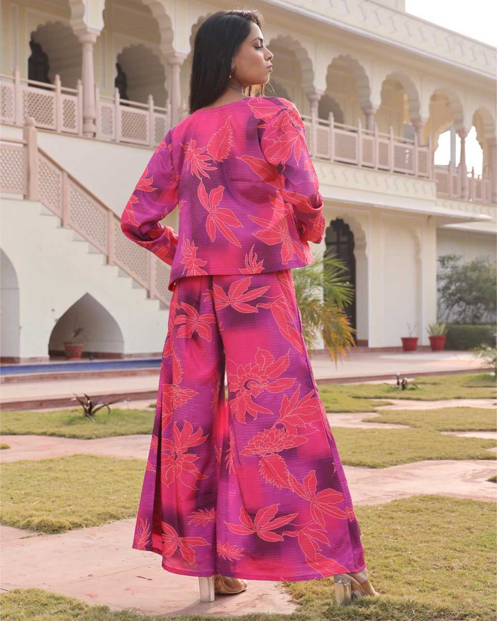 Silk Cotton Indo Western Dress