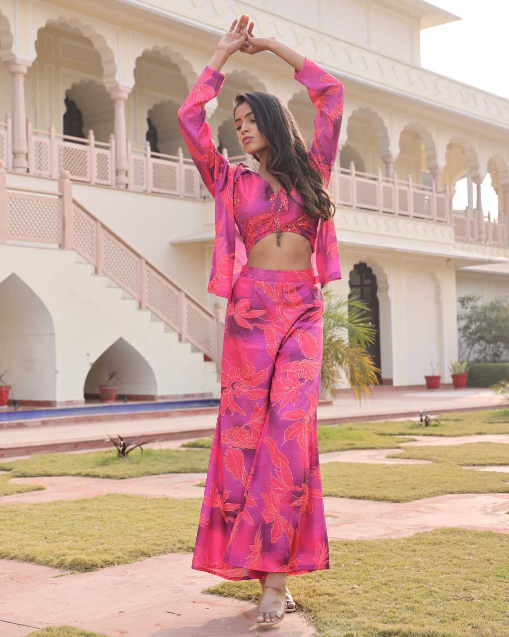 Silk Cotton Printed Dress