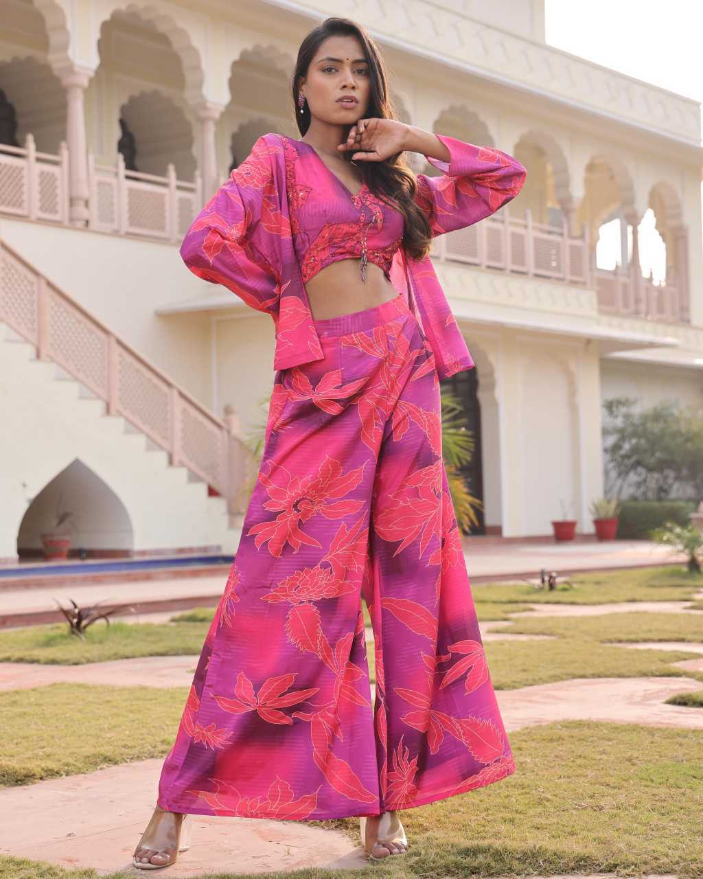 Silk Cotton Printed Dress