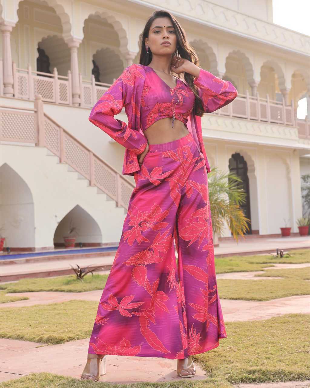 Silk Cotton Printed Dress