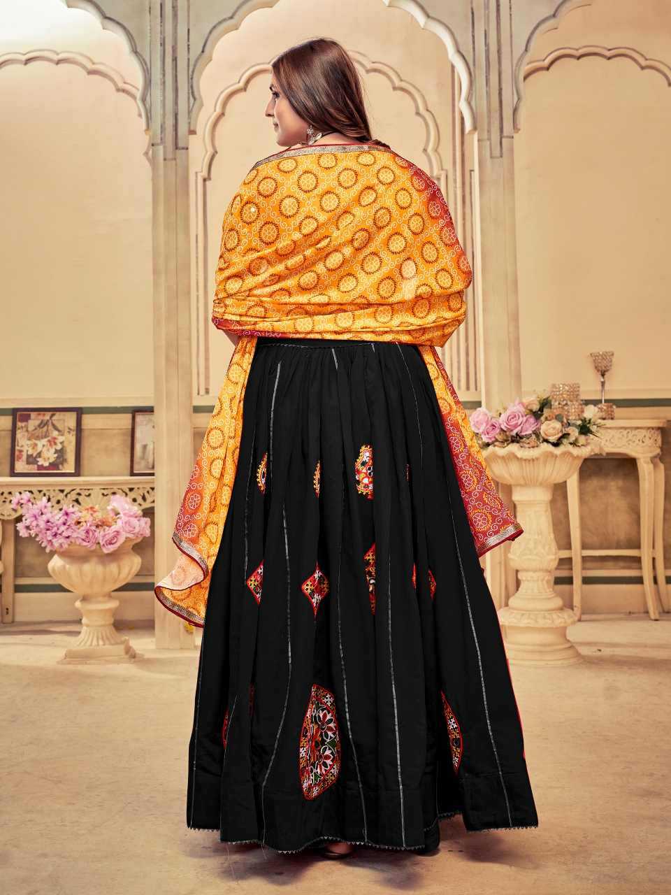 Silk Cotton Designer Lehenga
