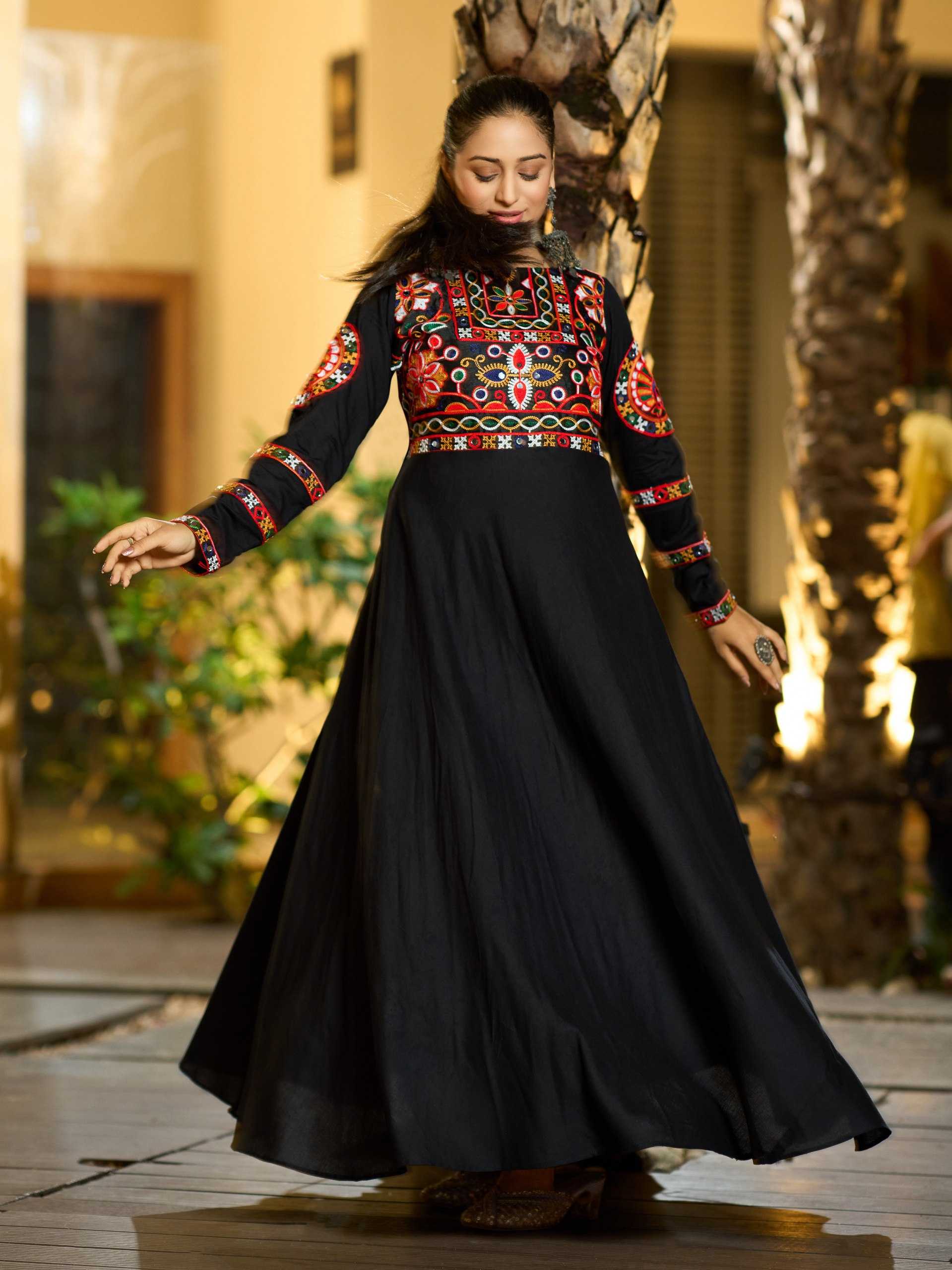 Rayon Mirror Work Kurti