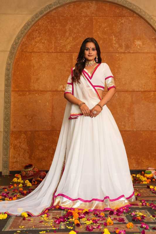 Georgette Lehenga