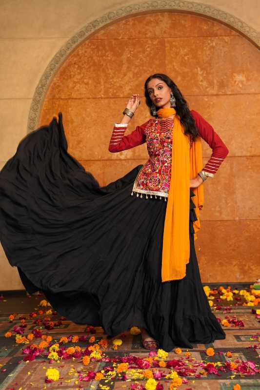 Chiffon Designer Lehenga