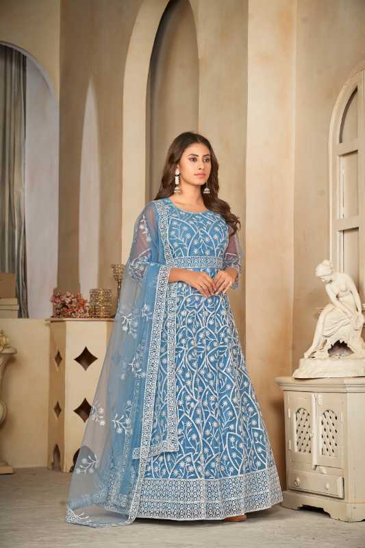 Net Anarkali Kurti