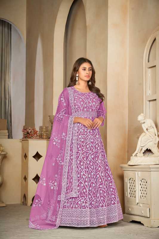 Net Anarkali Kurti
