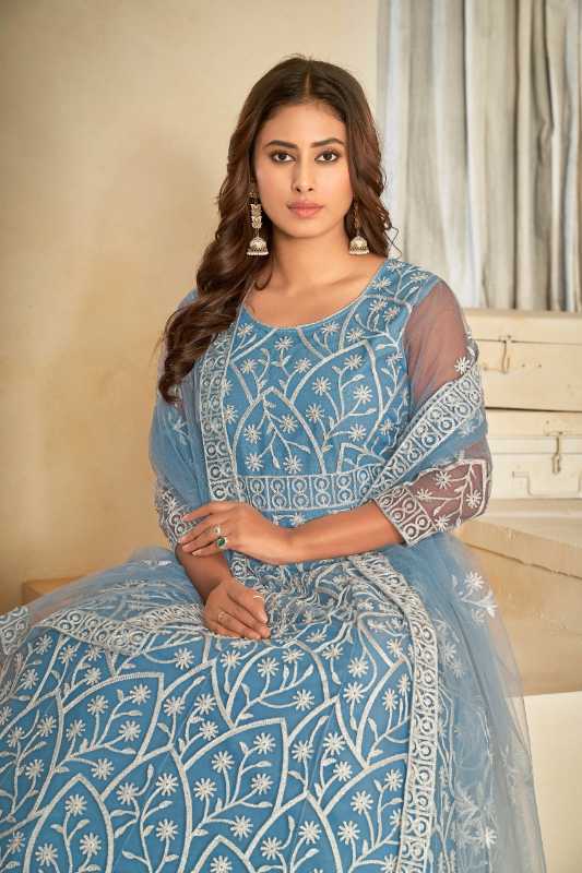 Net Anarkali Kurti