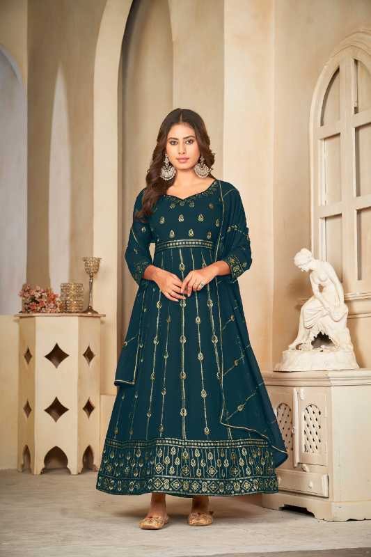 Georgette Anarkali Kurti